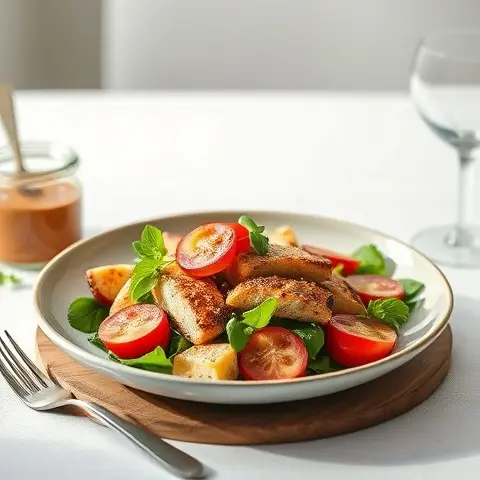 Smoked Trout and Pickled Onion Breakfast Salad