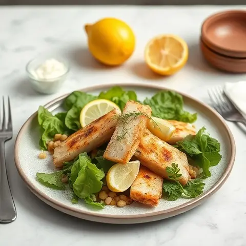 Smoked Mackerel Salad with Dill & Lemon