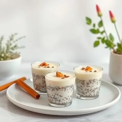 Cinnamon Chia Pudding Cups