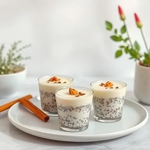Cinnamon Chia Pudding Cups