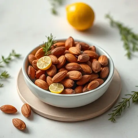 Rosemary Almonds with Lemon Zest