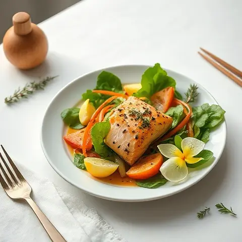 Sesame Ginger Salmon Salad