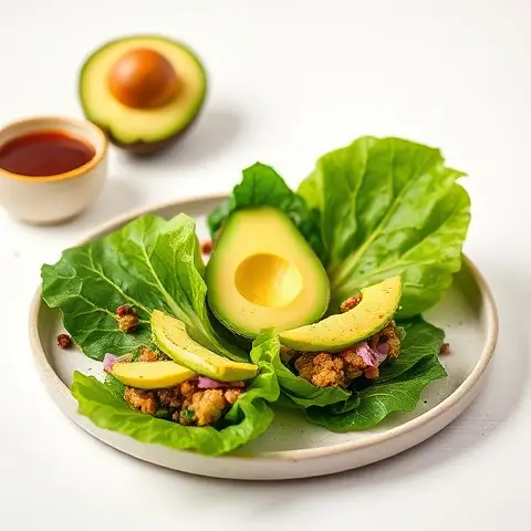 Spinach & Avocado Mini Lettuce Wraps
