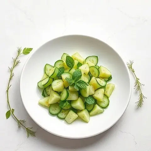 Refreshing Cucumber, Mint, and Dill Relish