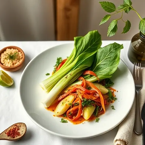 Ginger-Lime Bok Choy Sauté