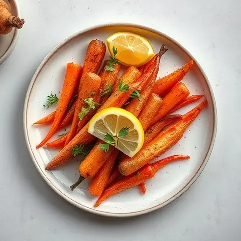 Lemon-Herb Roasted Carrots
