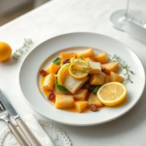 Zesty Pan-Roasted Salsify with Lemon