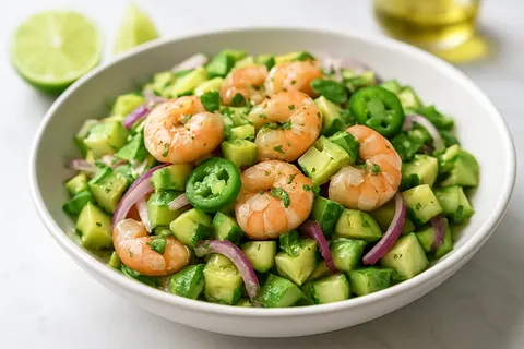 Nutritious Shrimp and Avocado Ceviche
