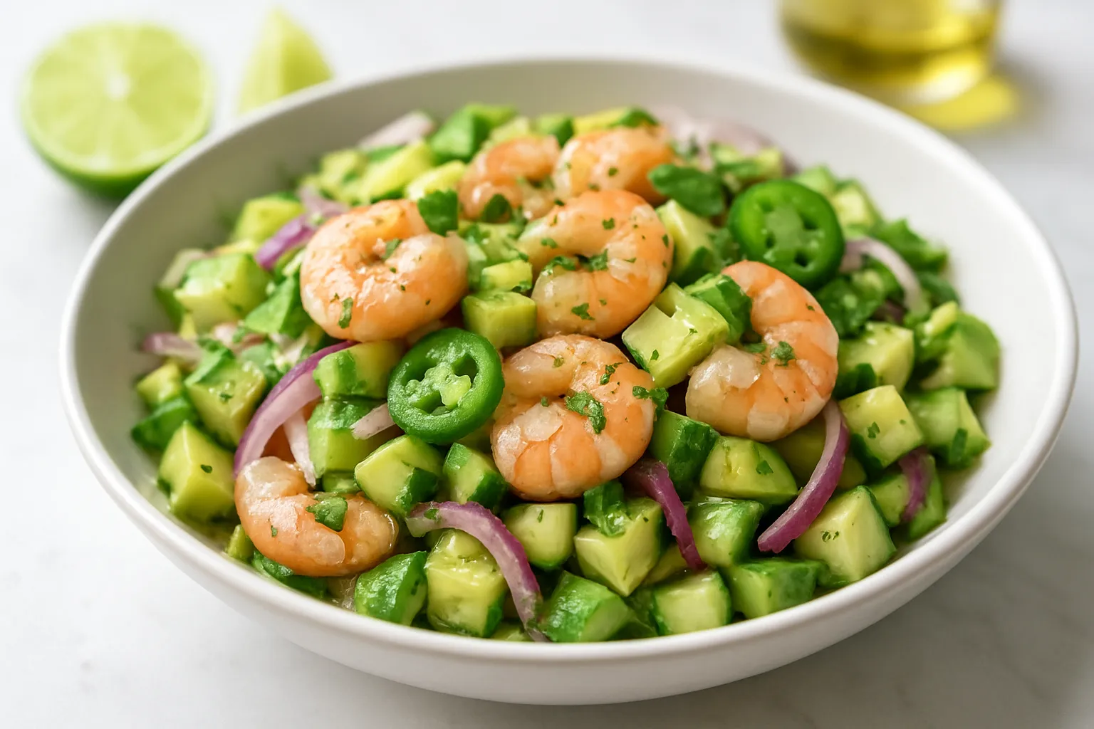 Nutritious Shrimp and Avocado Ceviche
