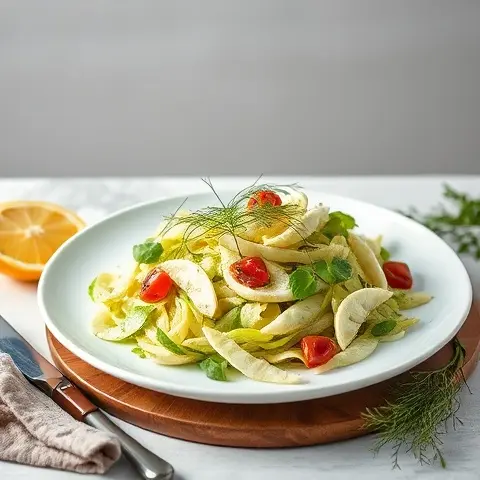 Lemon-Dill Shaved Brussels Sprouts Salad