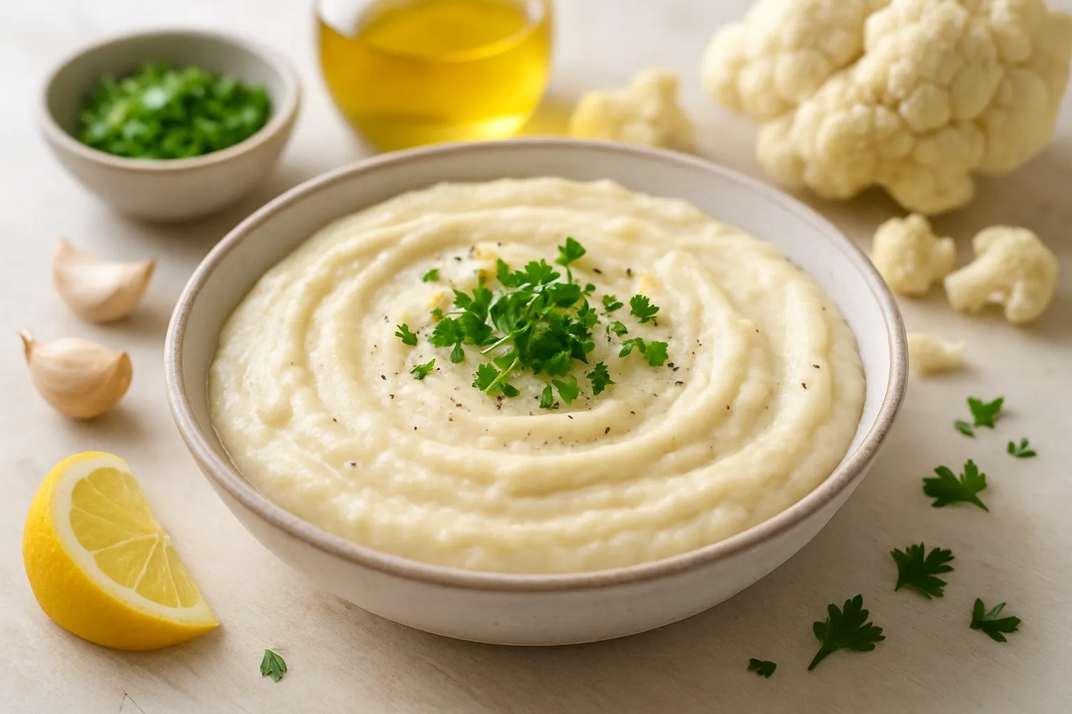 Creamy Cauliflower Tahini-Free Purée