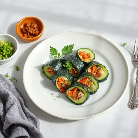 Sardine & Cucumber Nori Rolls