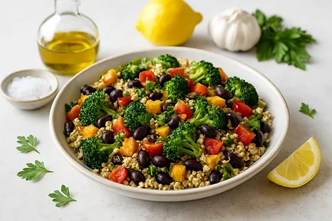 South American Quinoa and Black Bean Bowl