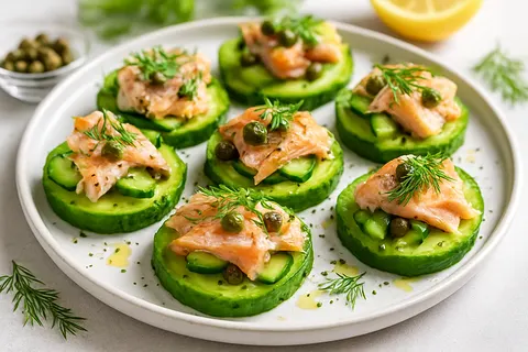 Smoked Trout & Avocado Bites
