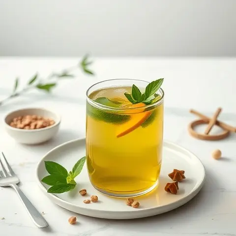 Spiced Green Tea with Toasted Sesame Note