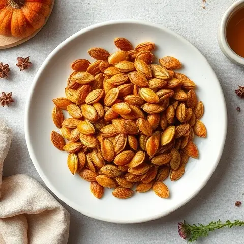 Spiced Roasted Pumpkin Seeds with Garam Masala