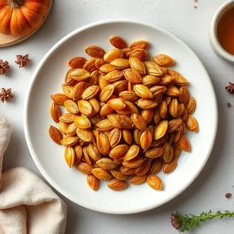 Spiced Roasted Pumpkin Seeds with Garam Masala