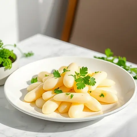 Steamed Baby Turnips with Parsley