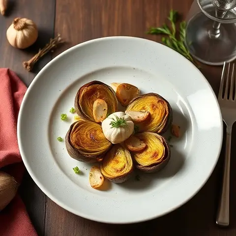 Garlic-Infused Roasted Artichoke Hearts