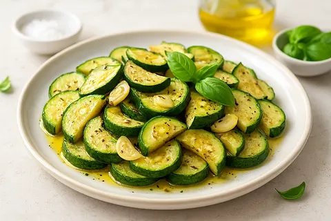 Sautéed Zucchini with Garlic