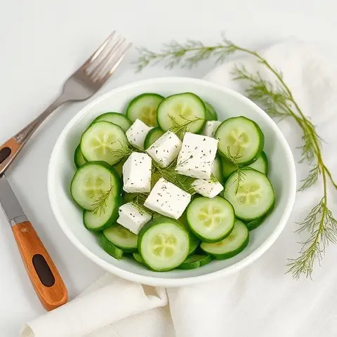 Cottage Cheese, Cucumber & Dill Salad