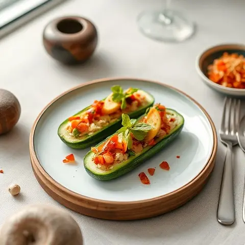 Cucumber Avocado Boats with Chili-Lime