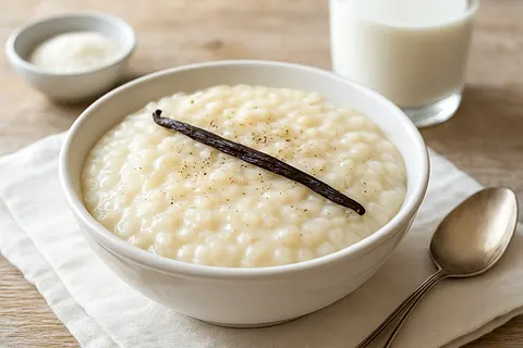 Low-Histamine Coconut Tapioca Pudding with Vanilla