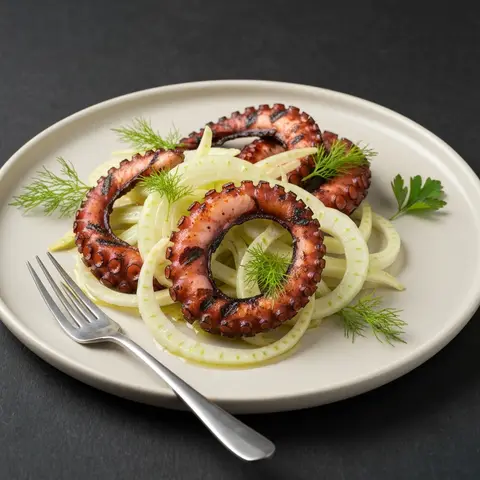1 kg of Grilled Octopus with Fennel & Parsley Salad for the whole  family