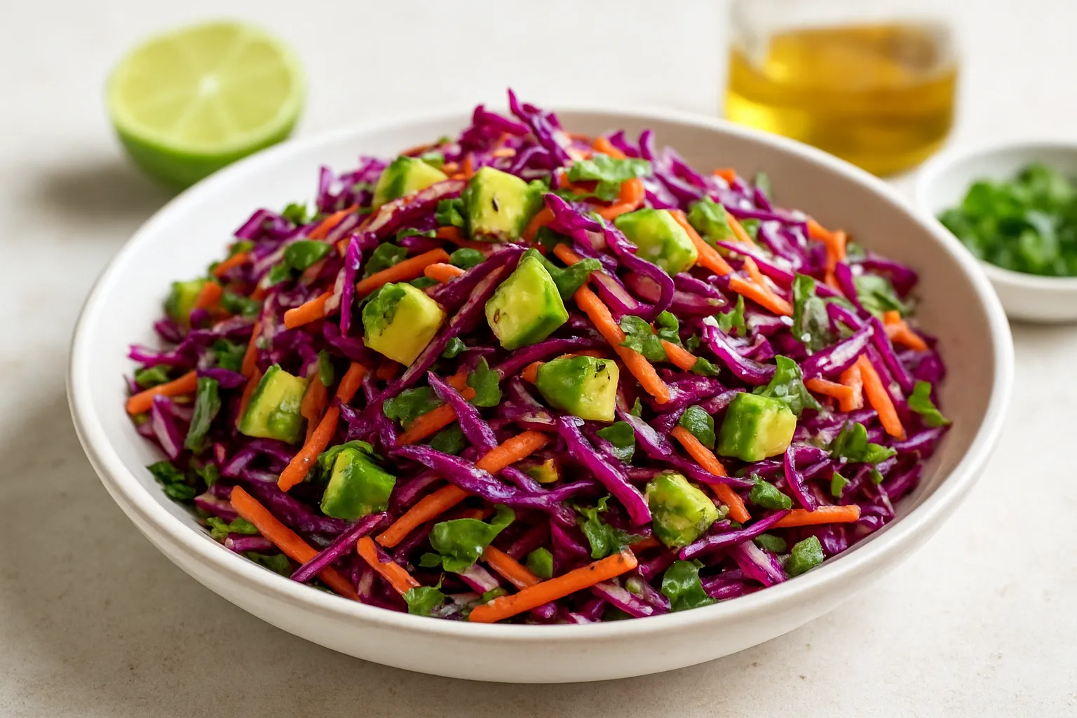 Zesty Avocado-Lime Slaw