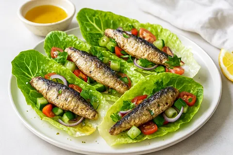 Nutritious Sardine Lettuce Cups