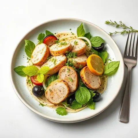 Tarragon Chicken & Celery Root Remoulade Salad