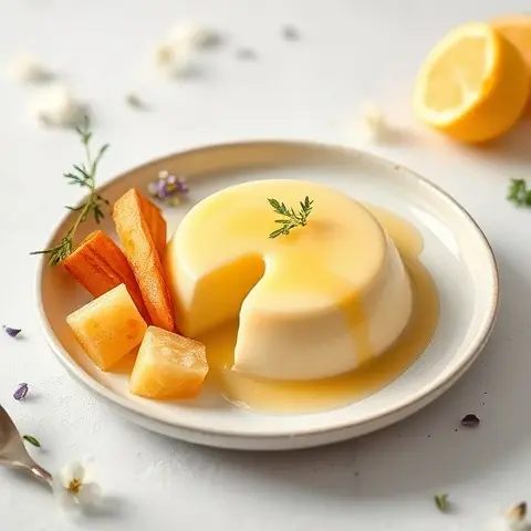 Keto-Friendly Ginger Lemon Posset