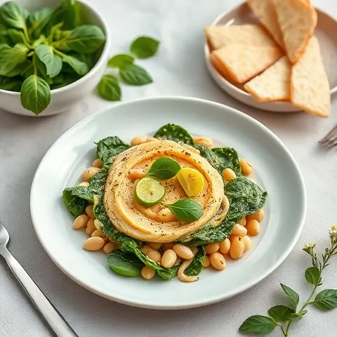 Smoky Cannellini-Spinach Low-Carb Dip