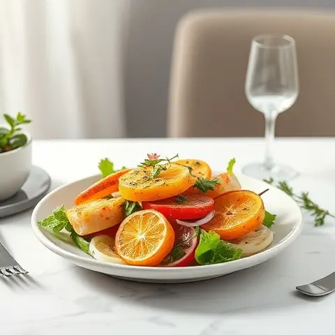 Roasted Fennel & Citrus Salad Skewers