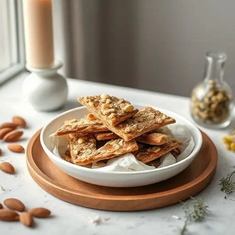 Nutty Seed Brittle with Almonds and Sunflower (No Added Sugar)