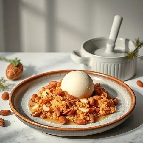 Nutritious Almond Crumble Dessert