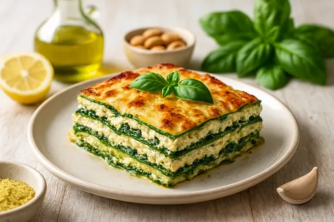 Keto Zucchini Lasagna with Almond Ricotta