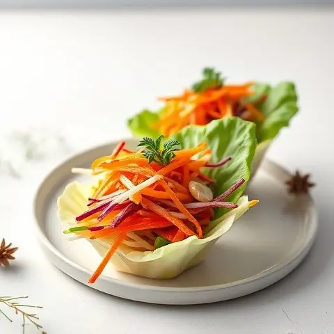 Korean Gochugaru Cabbage Slaw Cups