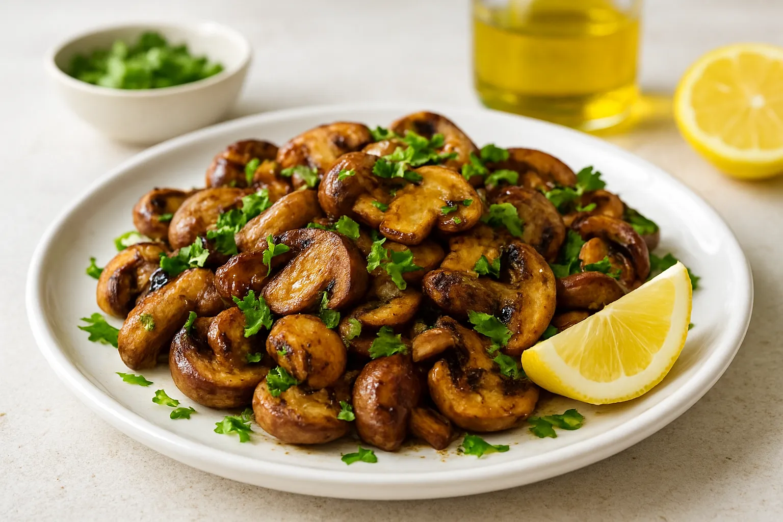Cumin-Roasted Mushroom Medley with Cilantro
