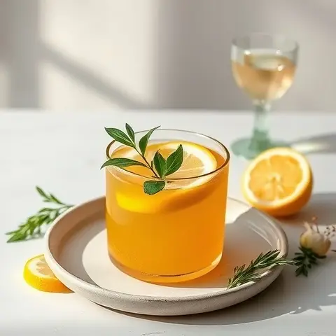 Warm Lemon & Ginger Detox Infusion
