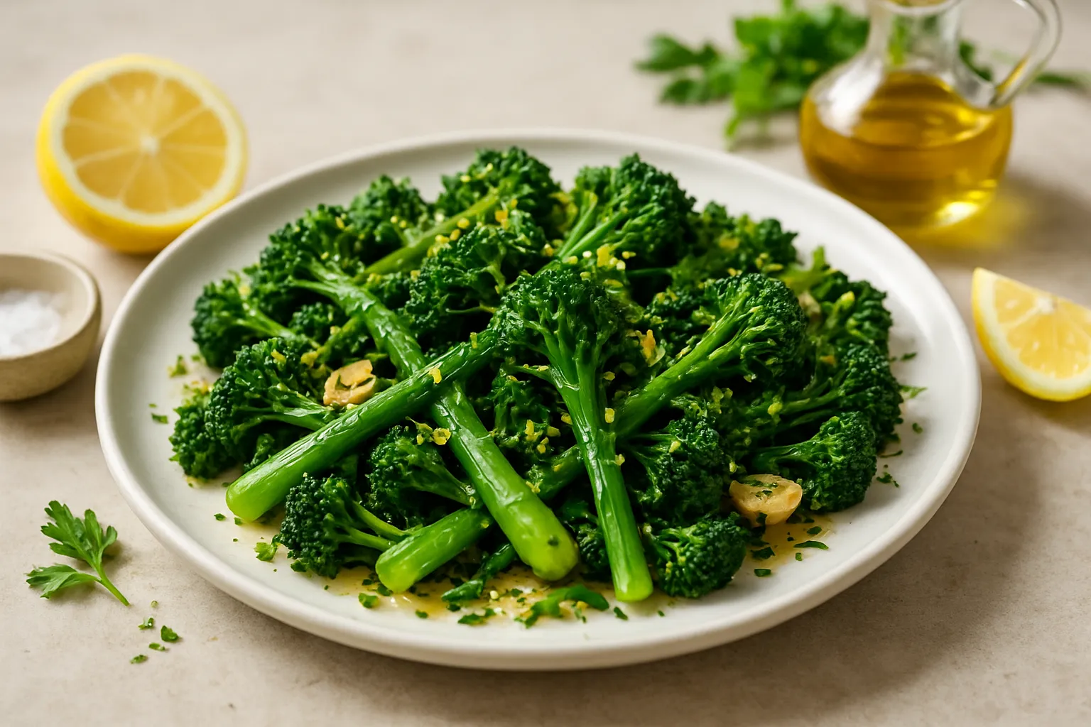 Lemon-Herb Sautéed Broccolini