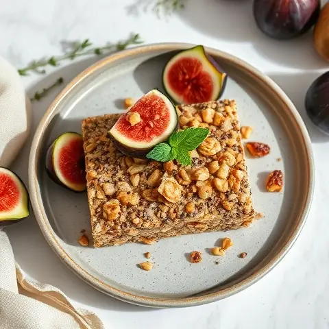 Wholesome Walnut Fig Chia Bars