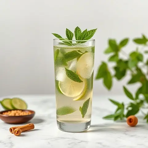 Spiced Neem-Infused Detox Water